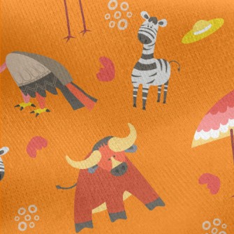 Cute European And American Sty Jersey Backed Fleece