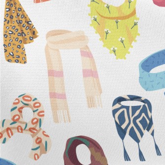 Various Scarves And Neck Scarv Pongee