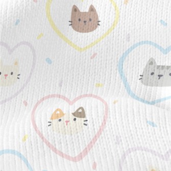 Gentle And Loving Cat Stretch Jersey
