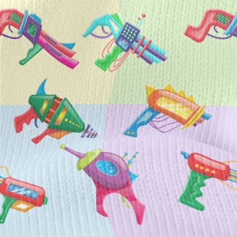 Colorful 3D Various Pistols Stretch Jersey