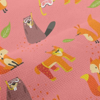 Diving Sea Otter Fox Performance Linen