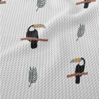 Cute Toucan Birdseye Piqué