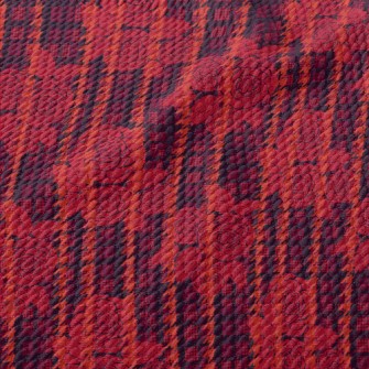 Houndstooth Rose Birdseye Piqué