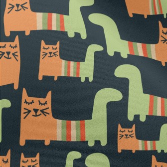 Funny Striped Cat Chiffon
