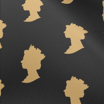 Queen Of England Profile Chiffon