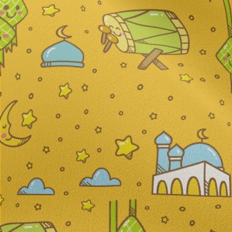 Cartoon Islamic Life Chiffon