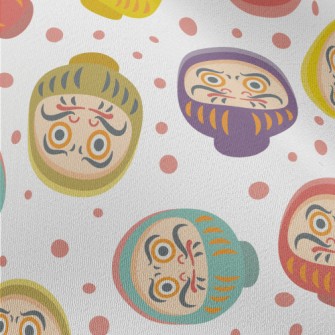 Classic Japanese Daruma Chiffon