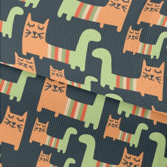 Funny Striped Cat Waterproof Oxford