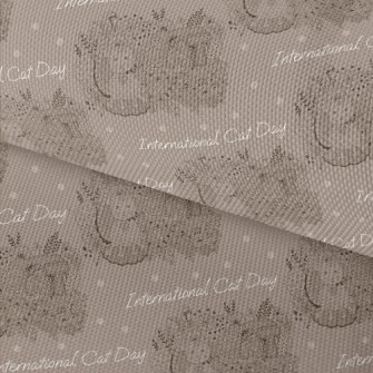 Healing Cat Lines Waterproof Oxford