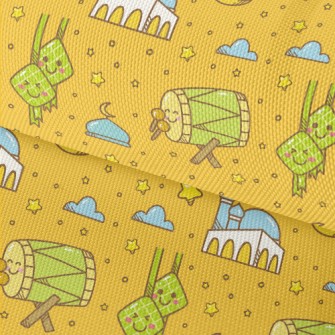 Cartoon Islamic Life Waterproof Oxford