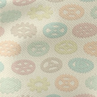 Colorful Gear Pattern Waterproof Canvas