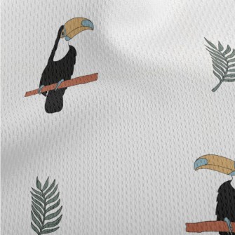 Cute Toucan Athletic Mesh Flat Back