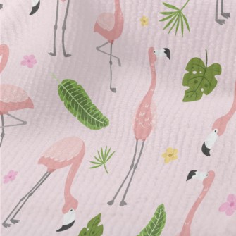 Flower World Flamingo Terry