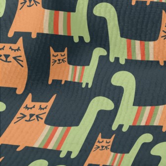 Funny Striped Cat Terry