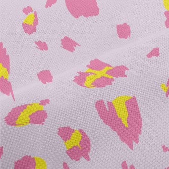 Artistic Contrast Leopard Prin Performance Linen