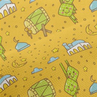 Cartoon Islamic Life Performance Linen