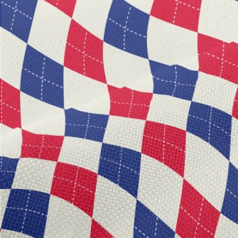 Fashionable Two-color Diamond  Performance Linen