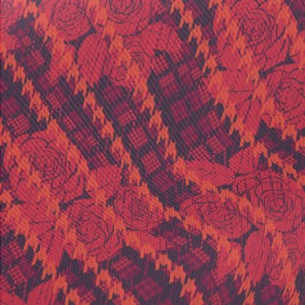 Houndstooth Rose Twill
