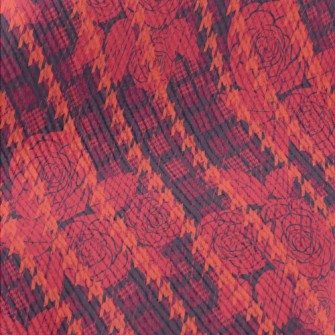 Houndstooth Rose Standard Corduroy