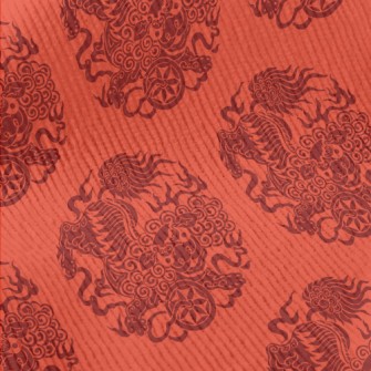 Traditional Lion Dance Paper C Standard Corduroy
