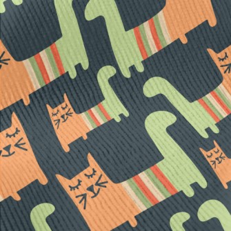 Funny Striped Cat Standard Corduroy