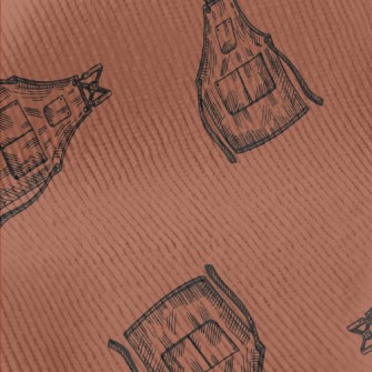 Simple Pocket Apron Standard Corduroy