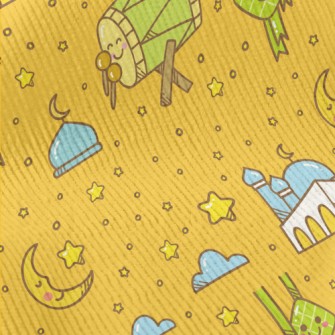 Cartoon Islamic Life Standard Corduroy