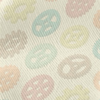 Colorful Gear Pattern Standard Corduroy