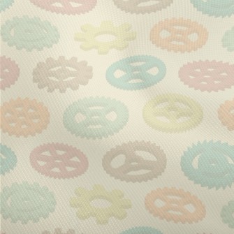 Colorful Gear Pattern Dobby