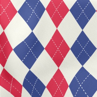 Fashionable Two-color Diamond  Stretch Ponte