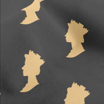 Queen Of England Profile Micro Fleece