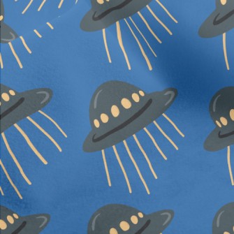 Alien UFO Micro Fleece