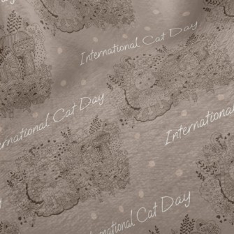 Healing Cat Lines Minky