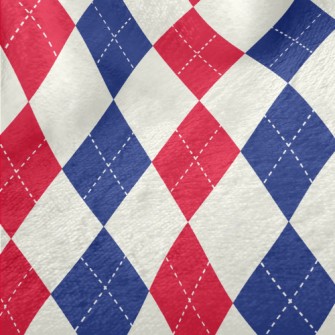 Fashionable Two-color Diamond  Minky