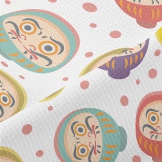 Classic Japanese Daruma Piqué