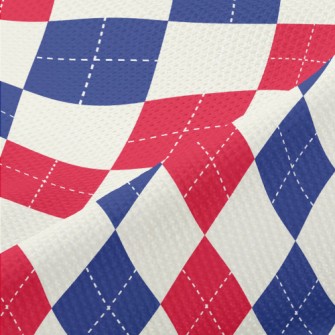 Fashionable Two-color Diamond  Piqué