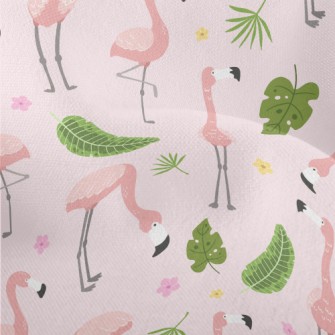 Flower World Flamingo Lightweight Performance Linen