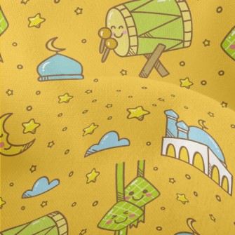 Cartoon Islamic Life Lightweight Performance Linen