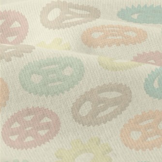 Colorful Gear Pattern Modern Jersey