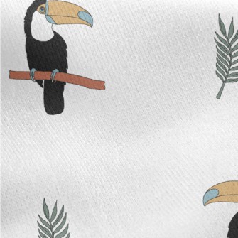 Cute Toucan Jersey Backed Fleece