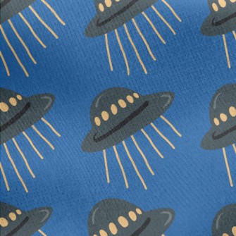 Alien UFO Jersey Backed Fleece