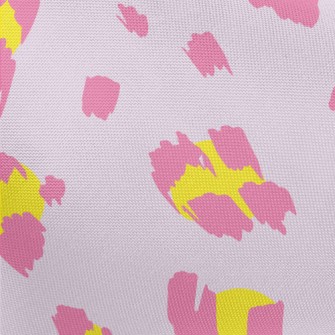 Artistic Contrast Leopard Prin Pongee