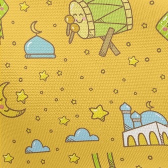 Cartoon Islamic Life Pongee