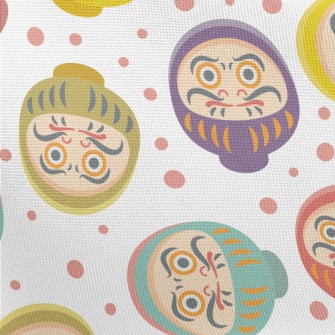 Classic Japanese Daruma Pongee
