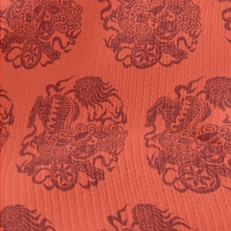 Traditional Lion Dance Paper C Stretch Jersey