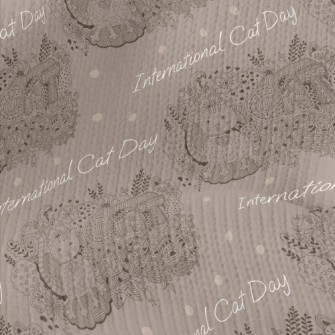 Healing Cat Lines Stretch Jersey