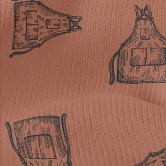 Simple Pocket Apron Stretch Jersey