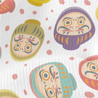 Classic Japanese Daruma Stretch Jersey