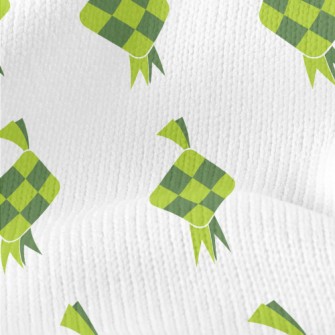 Artistic Checkered Origami Stretch Jersey