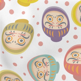 Classic Japanese Daruma Lightweight Cotton Poplin